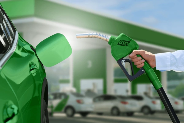 Vehicle powered by biofuel
