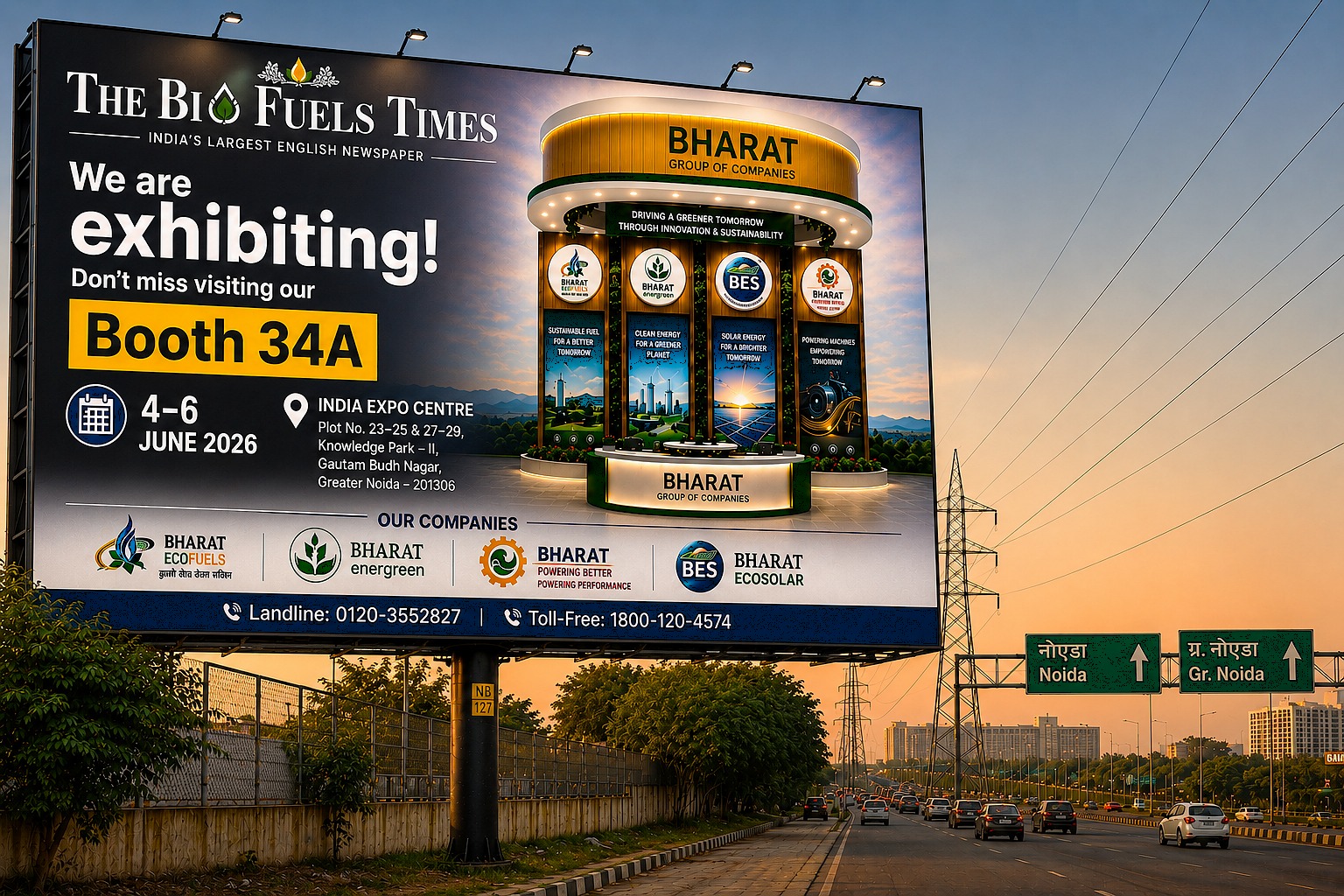 Bharat Group at BioFuel Expo 2026 — Green Energy Innovation Showcase